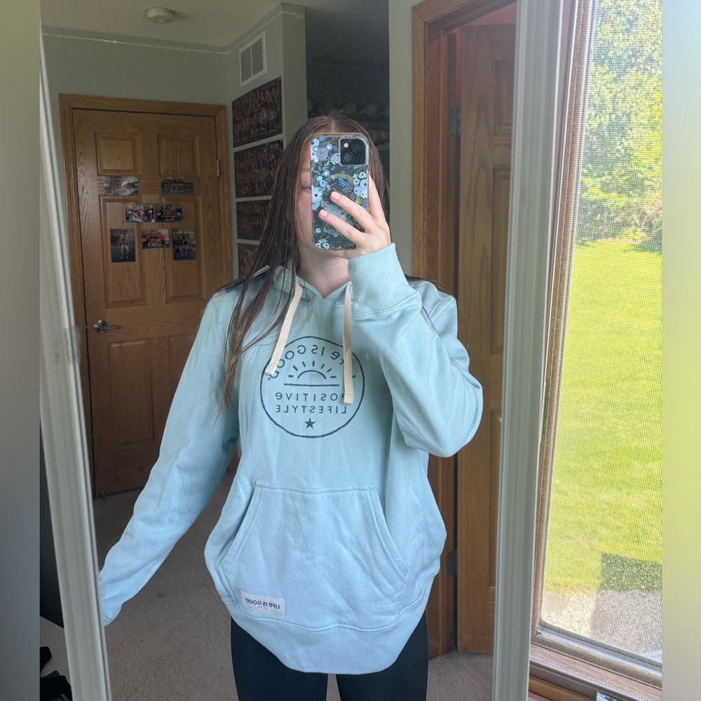 life is good hoodie